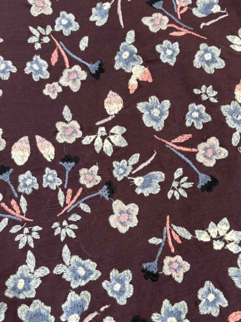 LOFT Floral Embroidered Skirt | Size 10